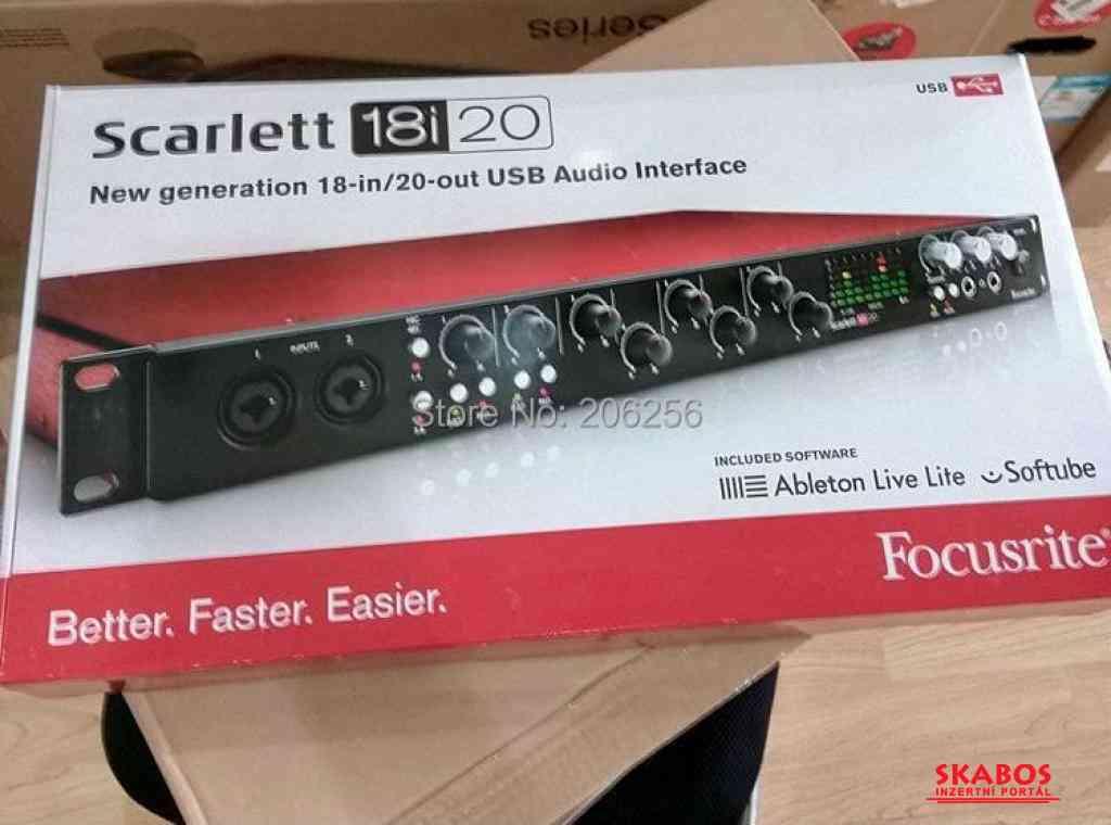 Focusrite Scarlett 18i8 Rednet X2P MP8R Ethernet 1/1