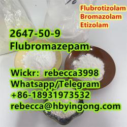 best price CAS 2647-50-9 Flubromazepam (1663924478/20)