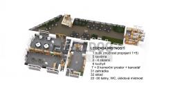 Pronájem reprezentativních obchodních prostor,  134 m2 + zahrada 83 m2, centrum 